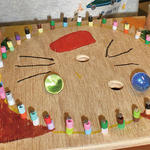 No.10 木工クラフト作って遊ぼうビー玉のコリントゲーム