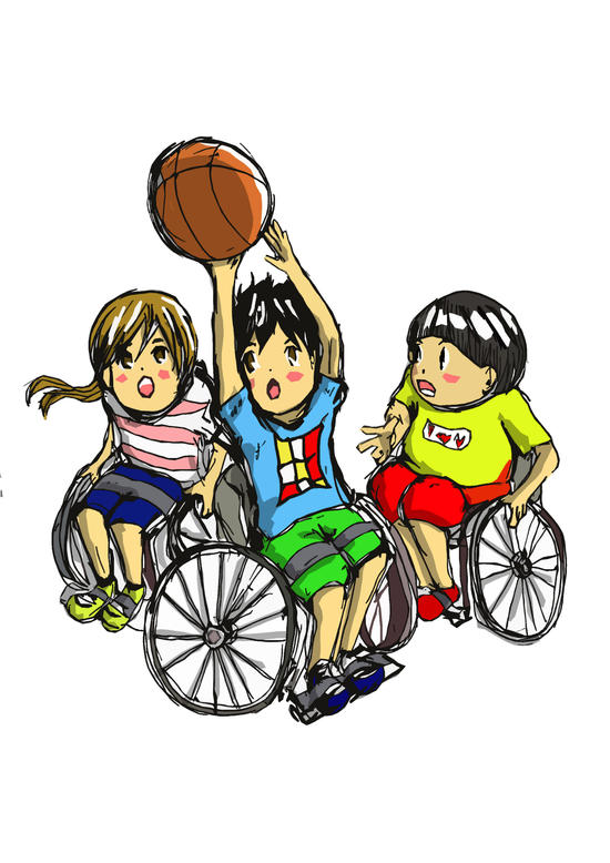 車椅子バスケットボールをやってみよう！