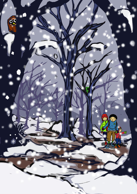  わくビレ自然調査隊　冬