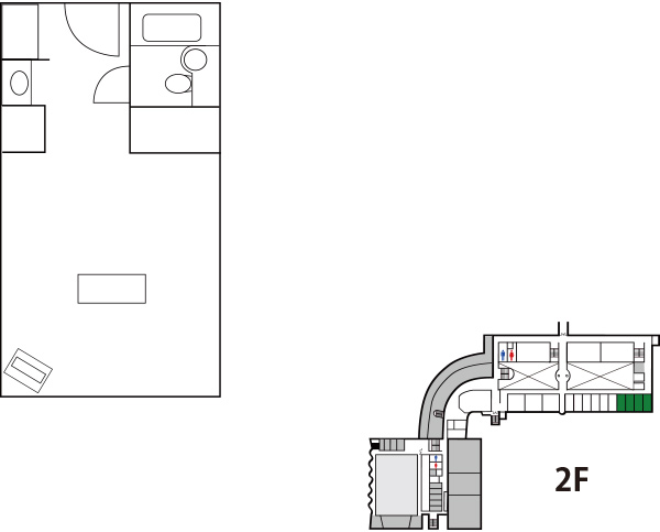 和室 6名部屋：13畳　図面