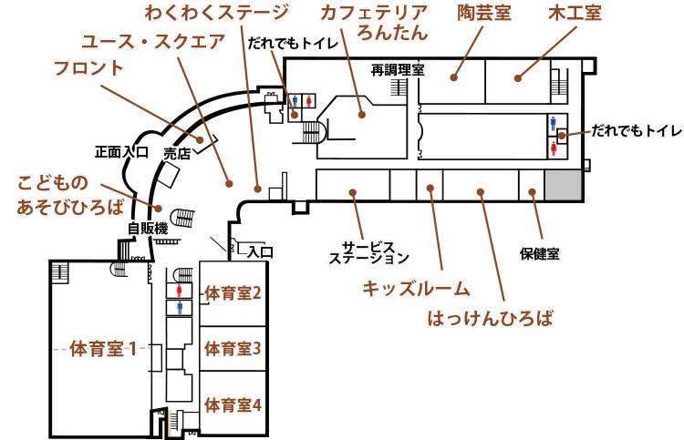 館内施設1F